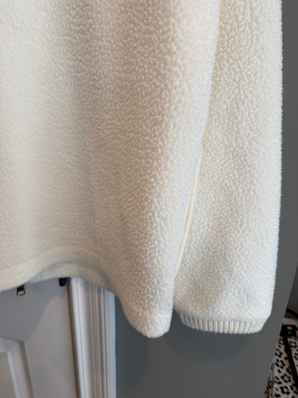 Varley Ivory Sherpa Zip-Front Jacket - Picture 3 of 3